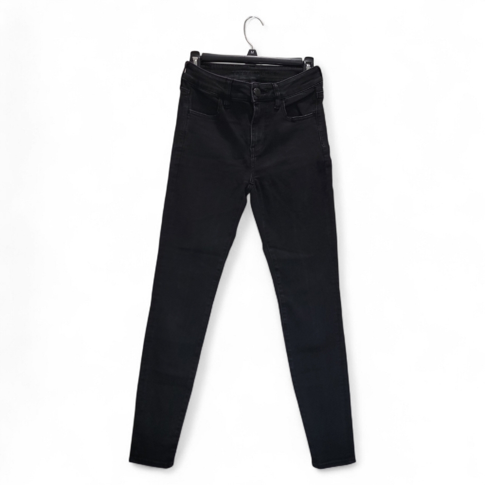 American Eagle Next Level Stretch Black Hi-Rise Jegging 4 Regular